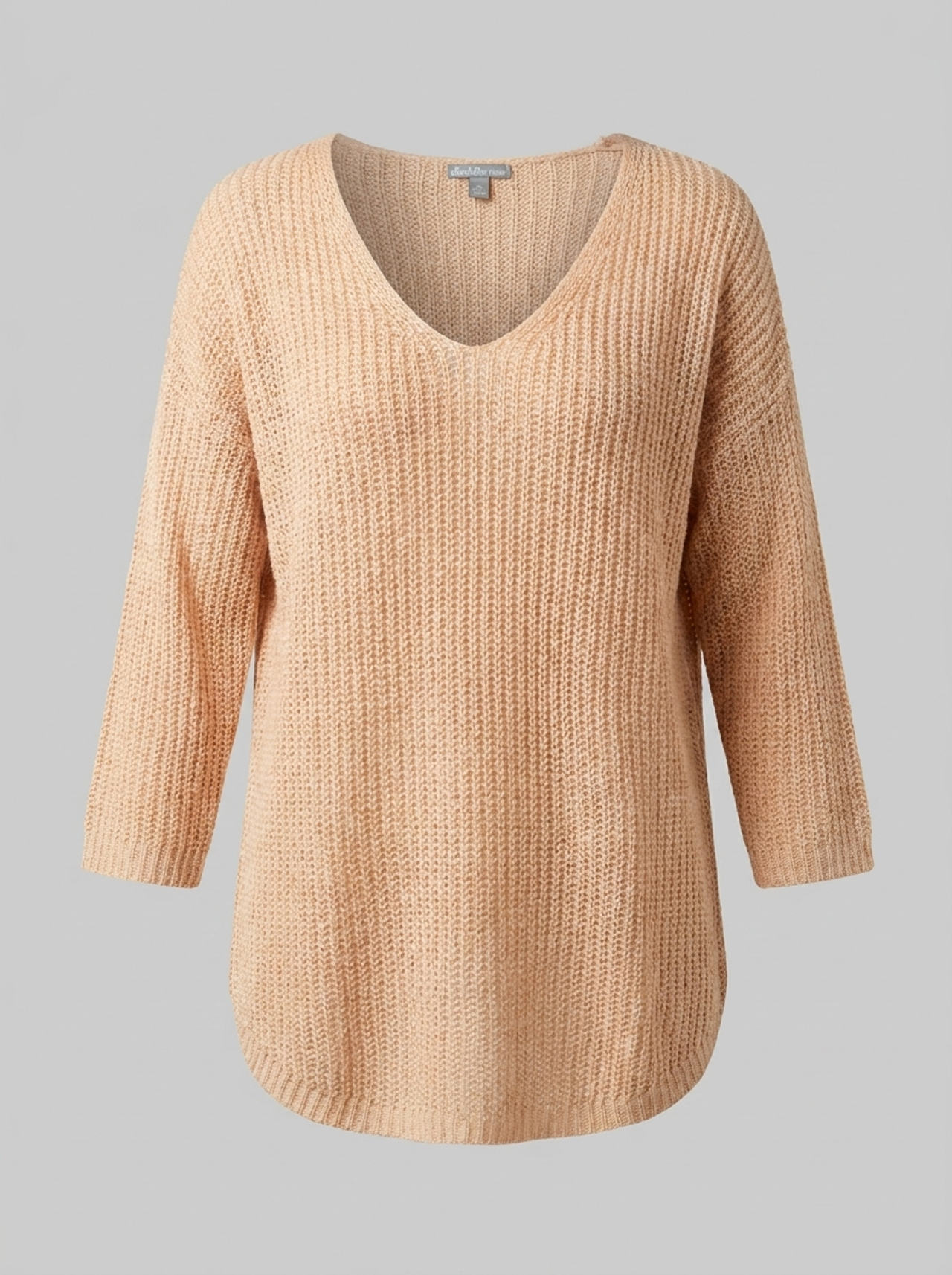 Charlotte Russe Soft Knitted V-Neck Sweater, small