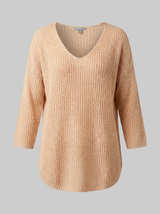 Charlotte Russe Soft Knitted V-Neck Sweater, small - Image 1