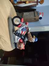 Patriotic Eagle Biker Figurine - Image 3
