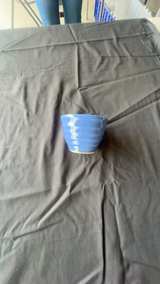 Bauer Ringware Small Jardiniere Cobalt Blue - Image 1