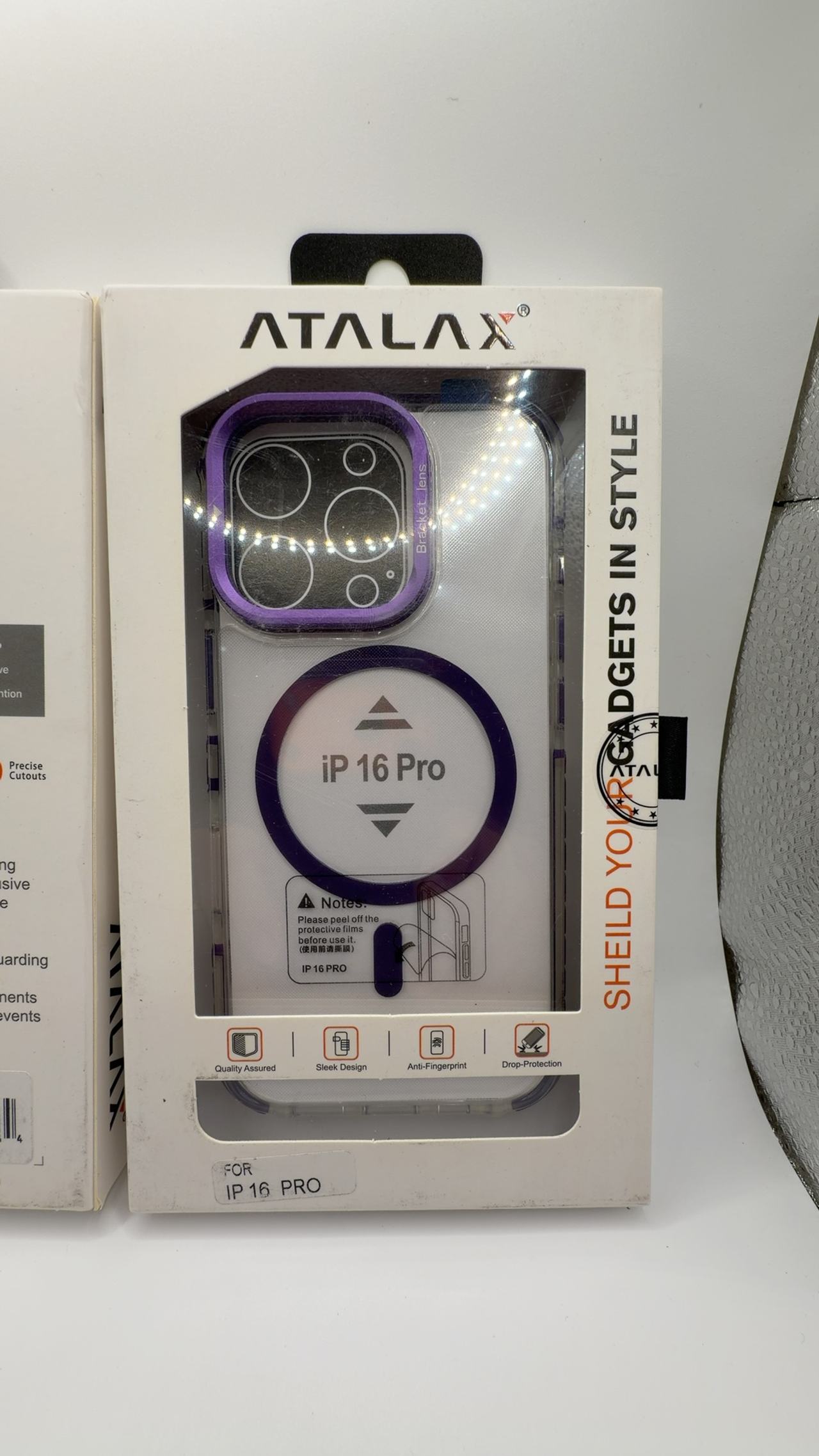 iPhone 16 Pro purple clear MagSafe case