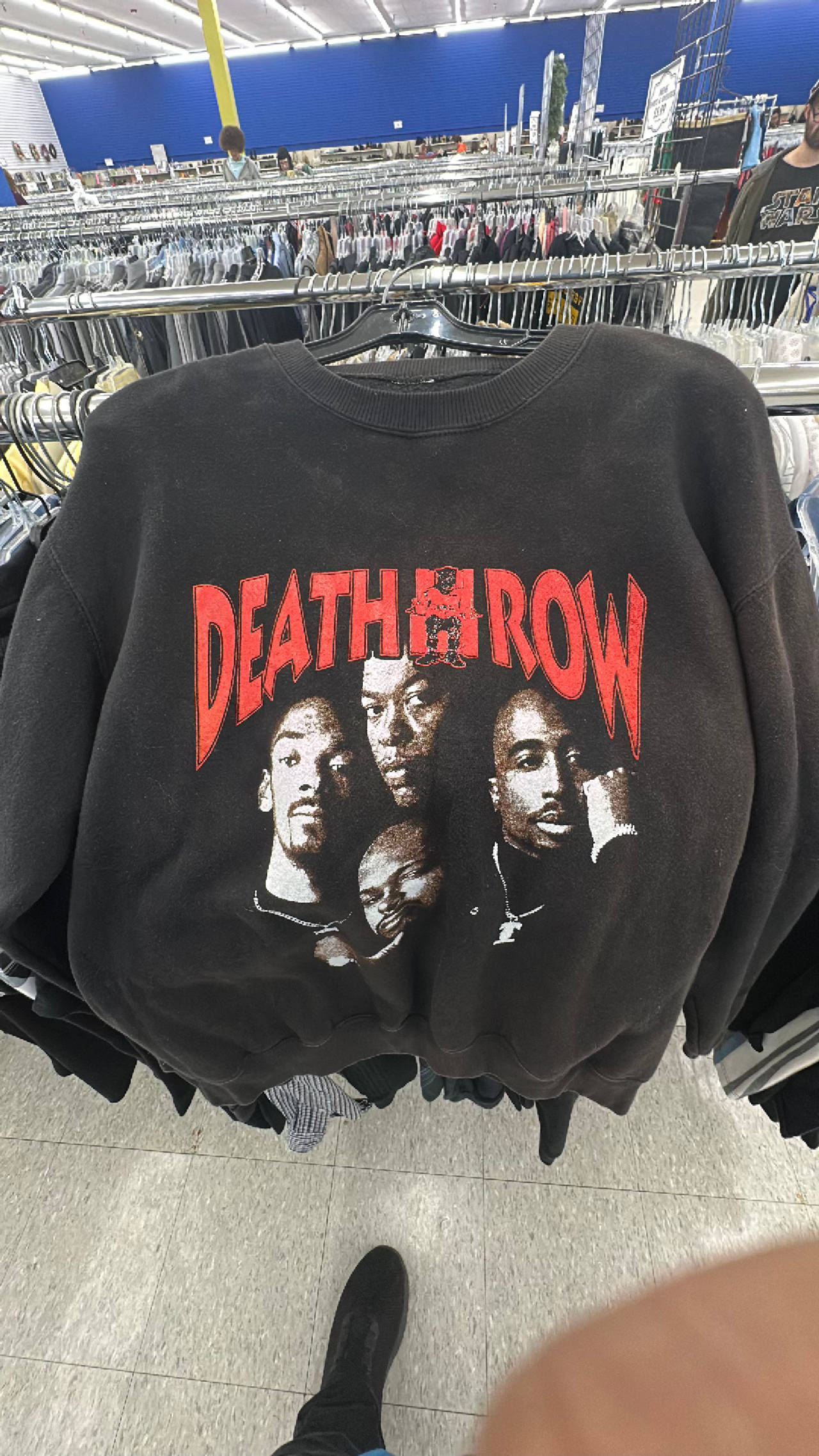 Death Row Records Vintage Black T-Shirt
