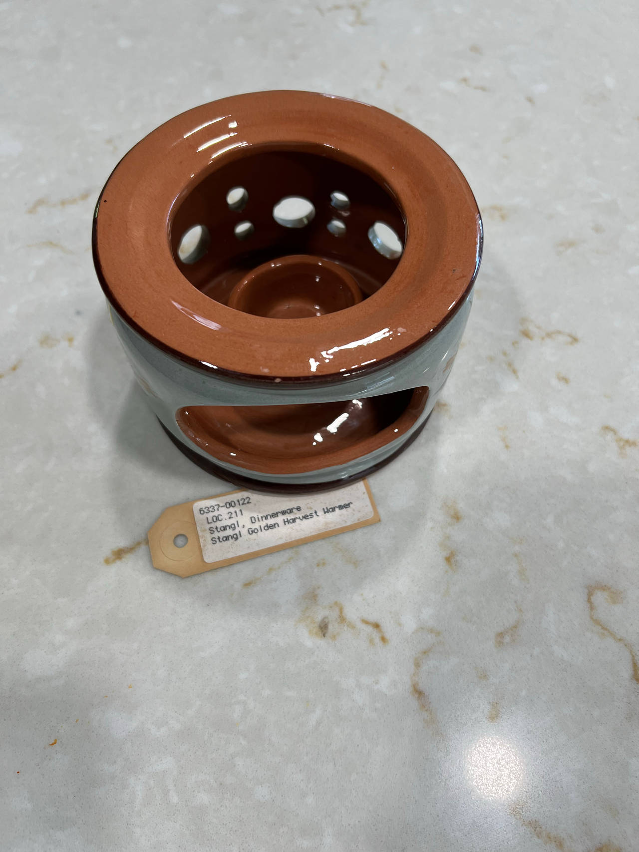 Stangl Golden Harvest Candle Warmer