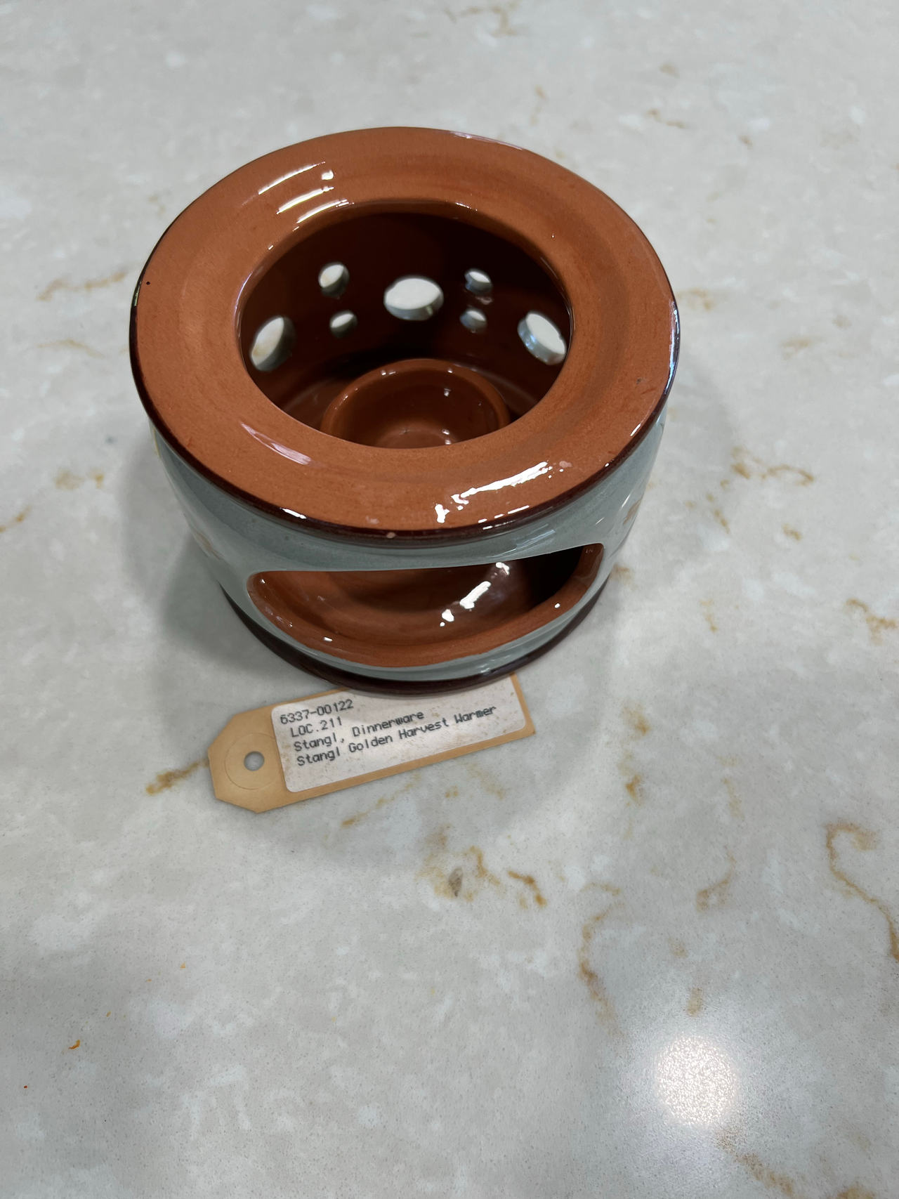 Stangl Golden Harvest Candle Warmer