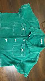 Riley Hubatka x Peppermayo Green Denim Romper - Image 3
