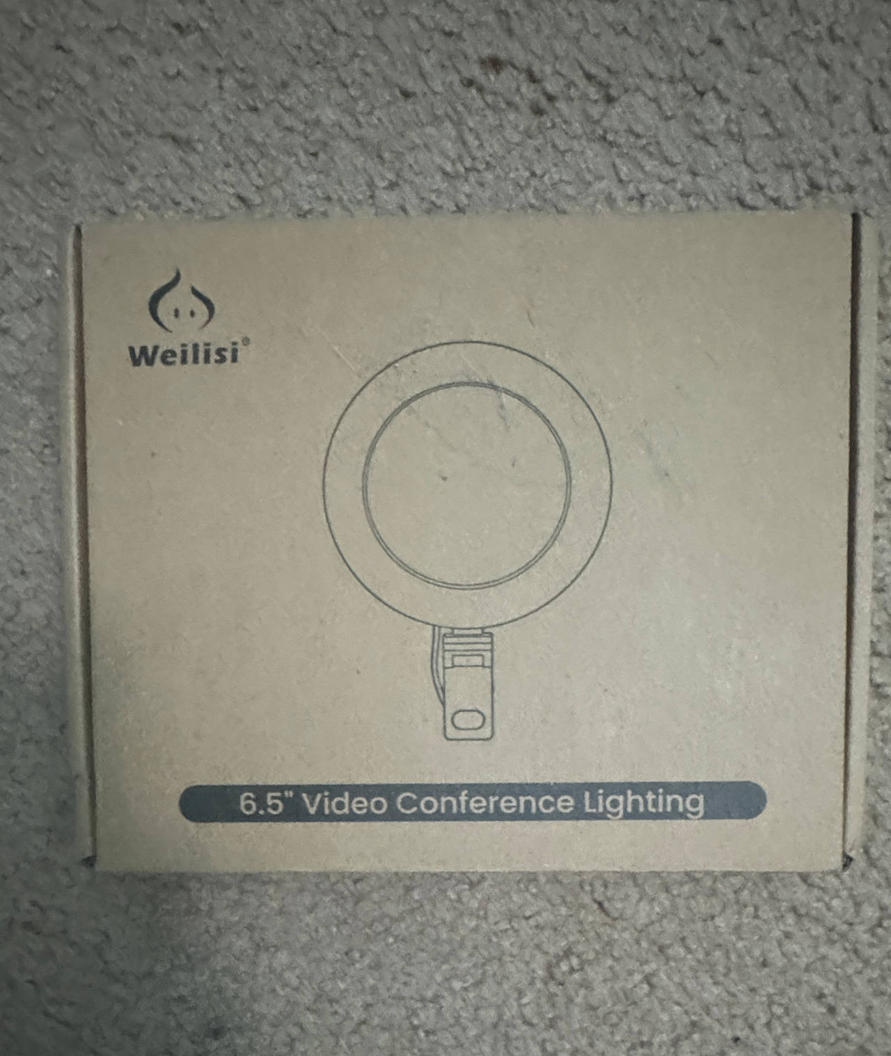 Weilisi 6.5" Video Conference Lighting Ring Light