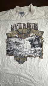 Vintage 1990 Harley-Davidson Sturgis 3D Emblem T-Shirt - Image 2