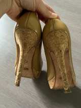 Cole Haan Chelsea Peep Toe Patent Leather Pumps - Image 5