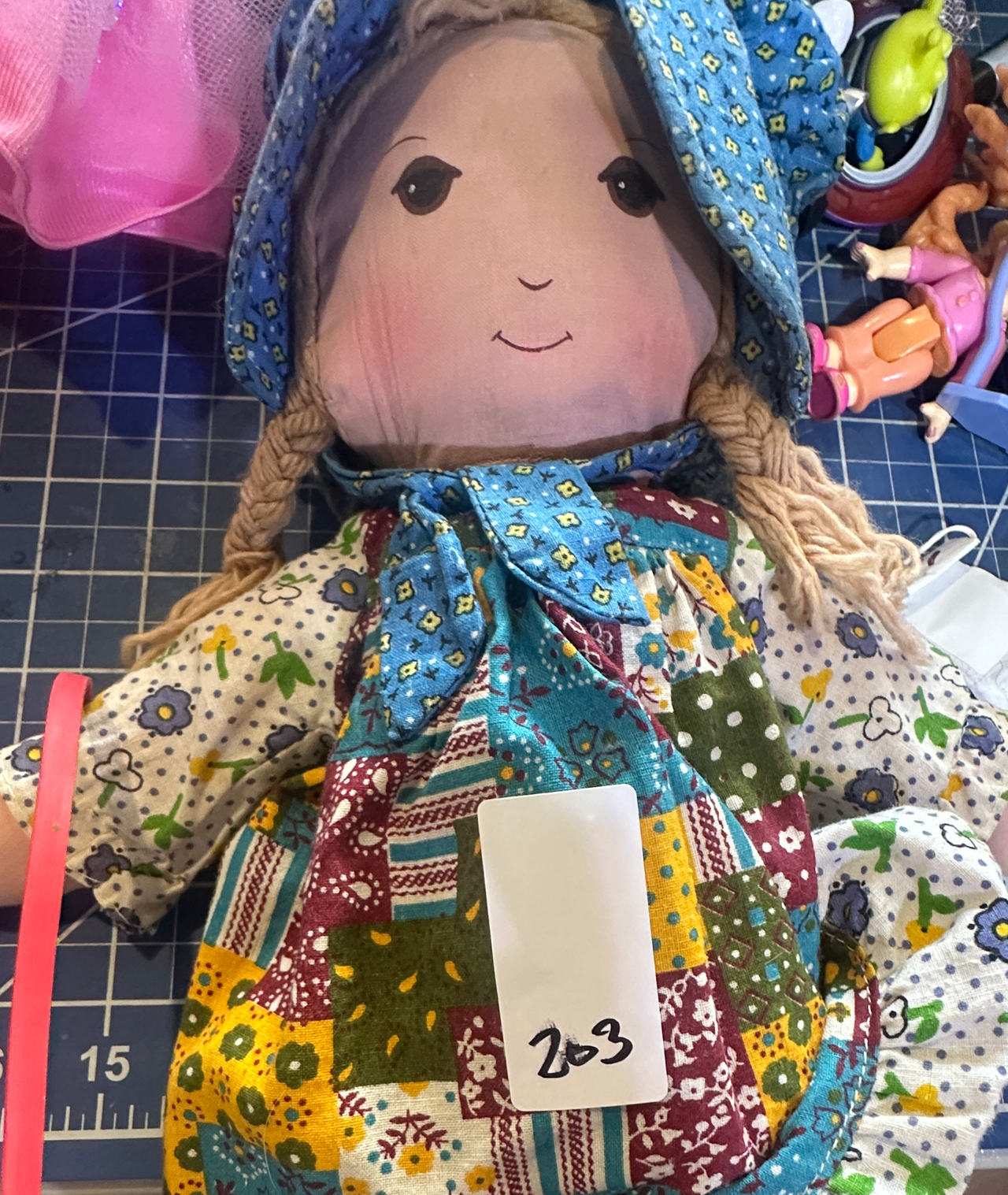 HOLLY HOBBY vtg ragdoll Knickerbocker 1980s.