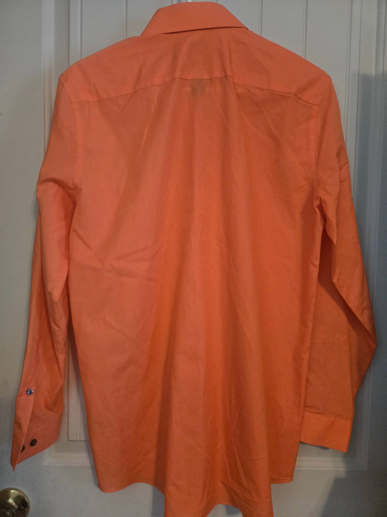 JF J. Ferrar Men's Slim Fit Dress Shirt size medium