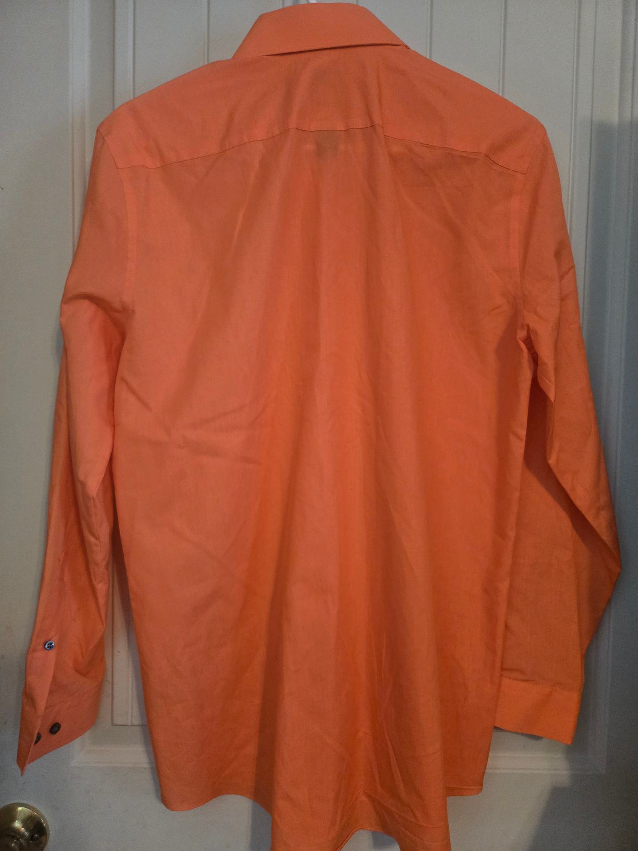 JF J. Ferrar Men's Slim Fit Dress Shirt size medium