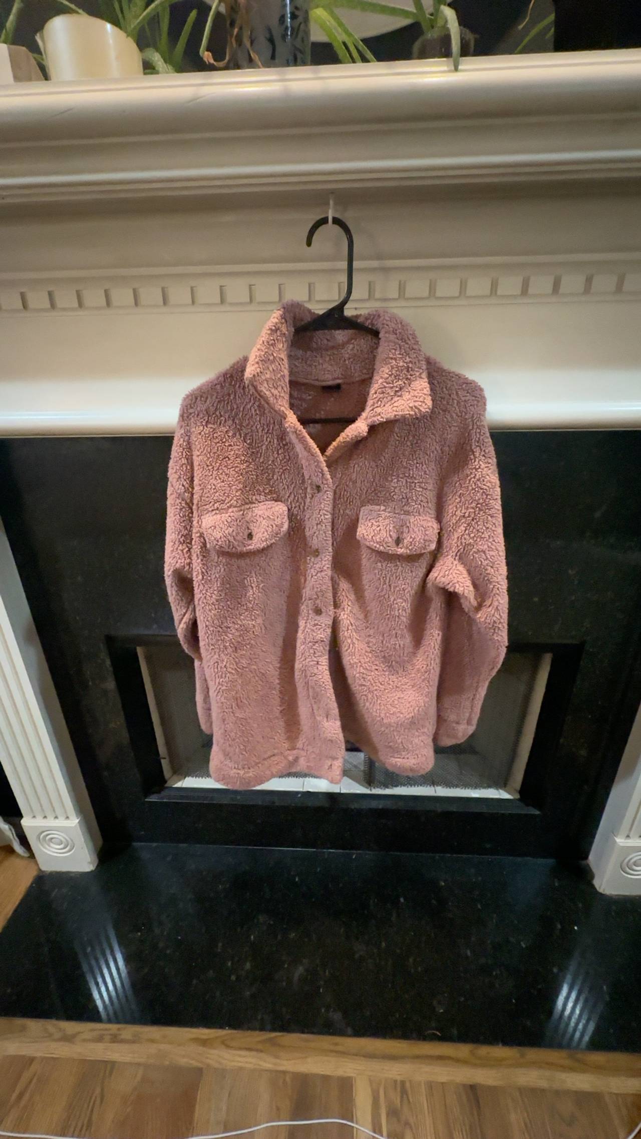 Women's XS Cozy Fleece Shirt Jacket
