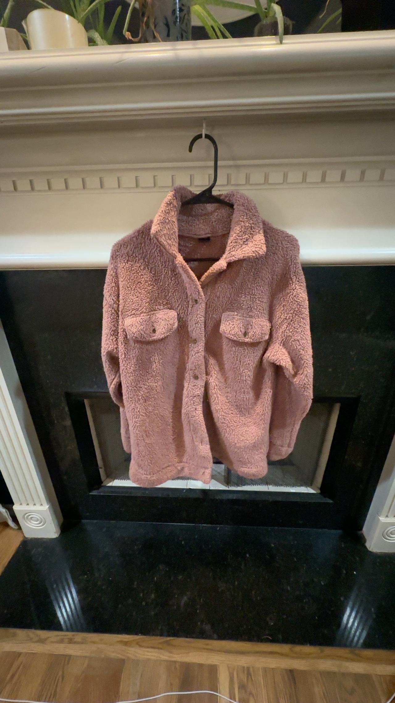 Women's XS Cozy Fleece Shirt Jacket