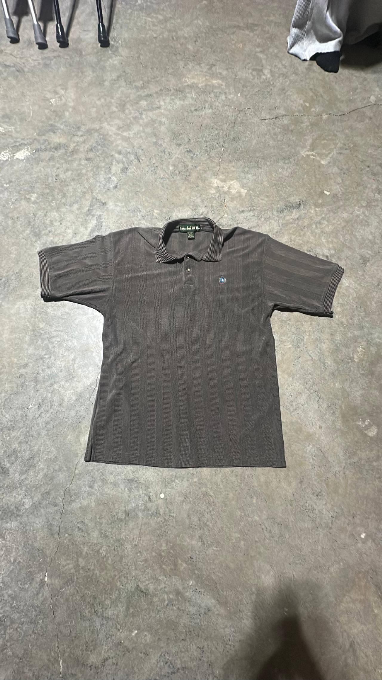 Knights Of Round Table Men's Black Short Sleeve Polo XL