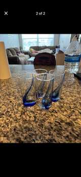 Libbey Blue Swirl Highball Glasses - Image 2