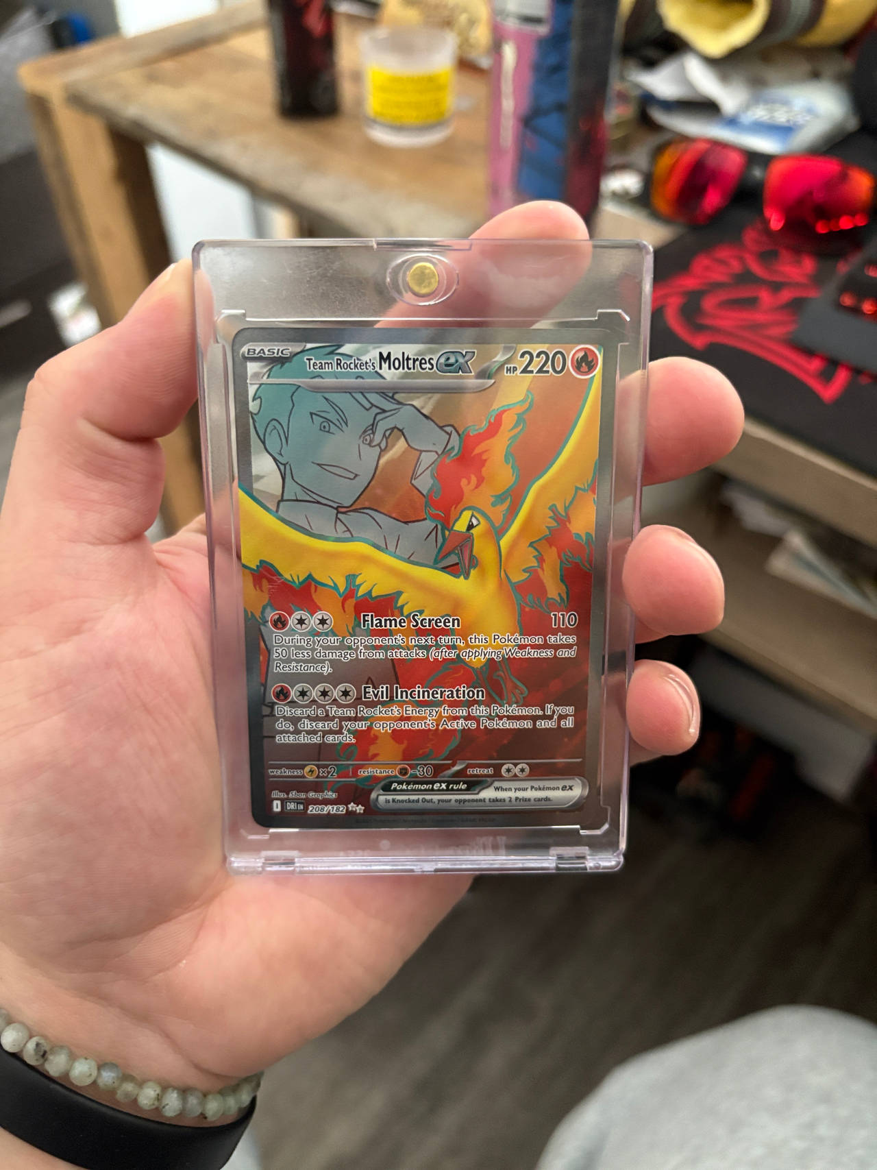 Pokémon TCG Team Rocket's Moltres ex Surging Sparks 201/192