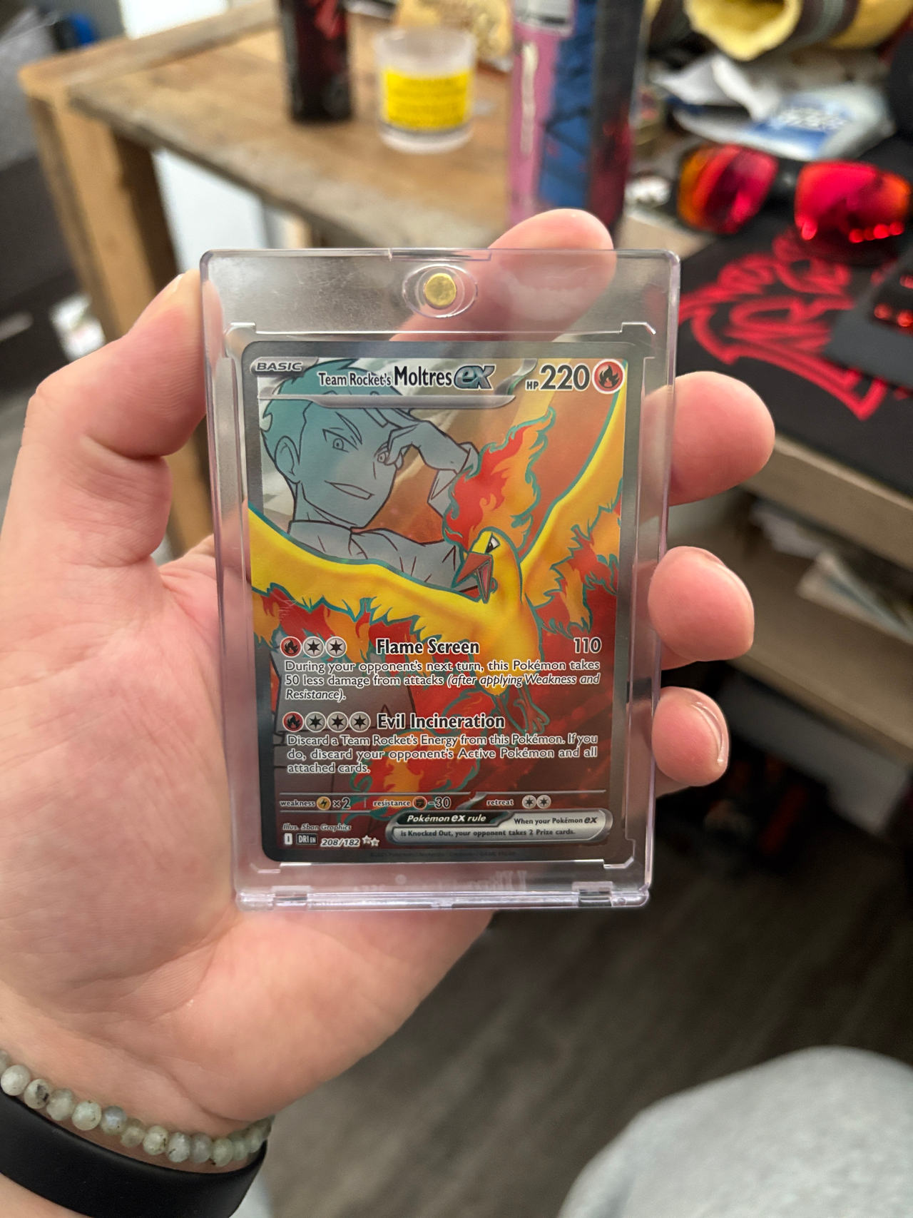 Pokémon TCG Team Rocket's Moltres ex Surging Sparks 201/192