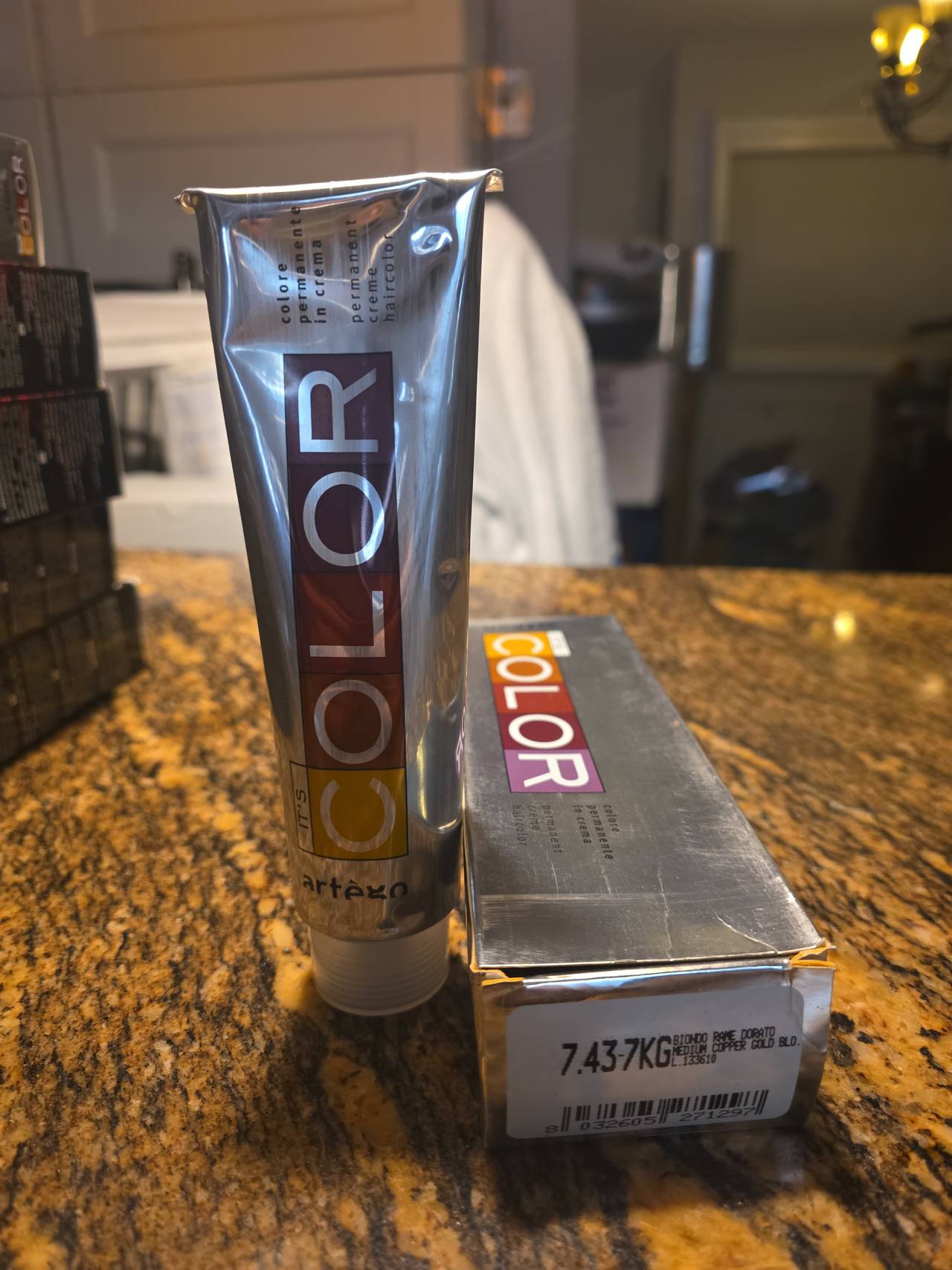 Artego It's Color Permanent Hair Color 7.437KG Medium Copper Gold Blonde