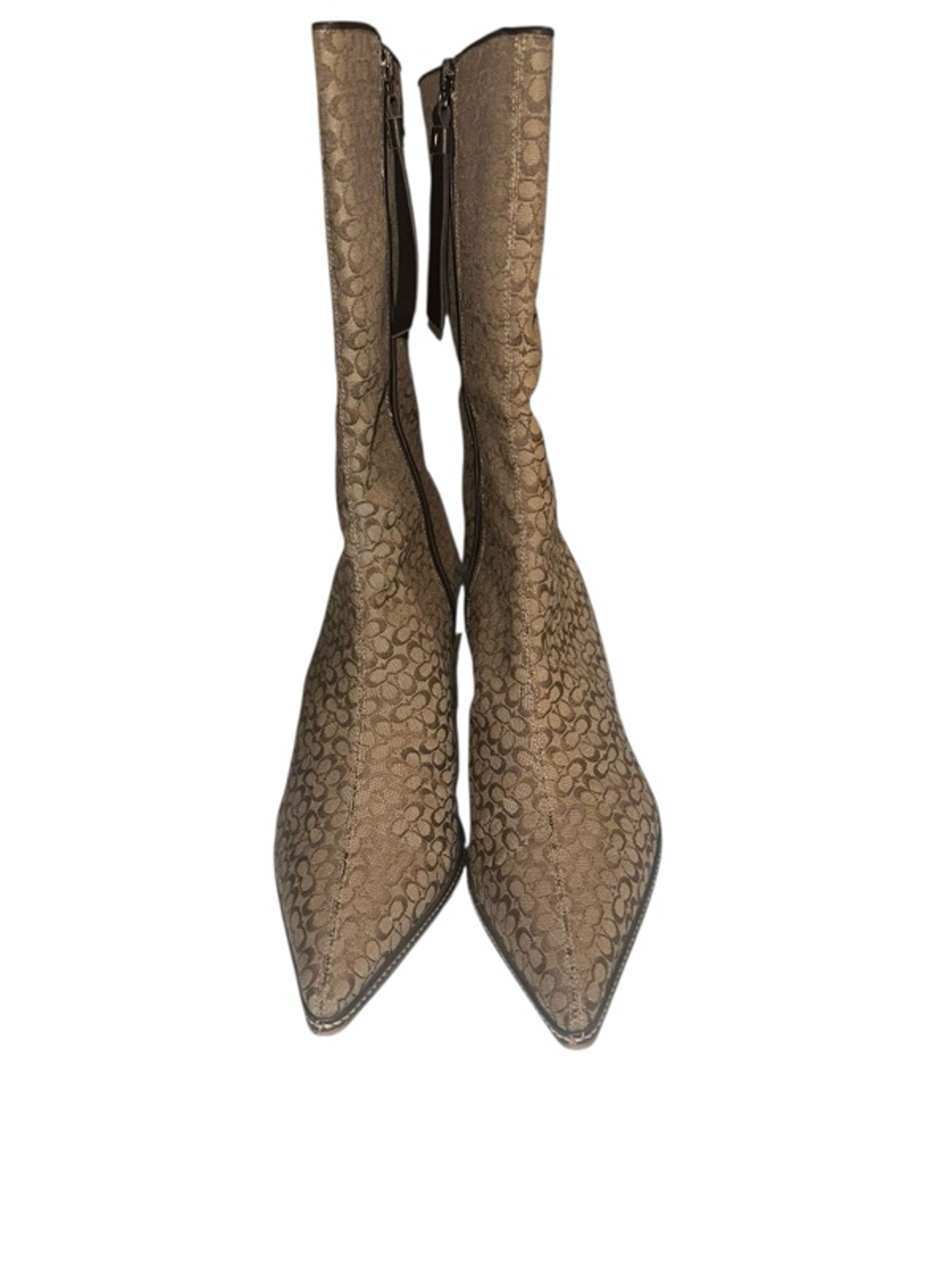 Coach Brown Vintage Signature Made in Italy Size 9