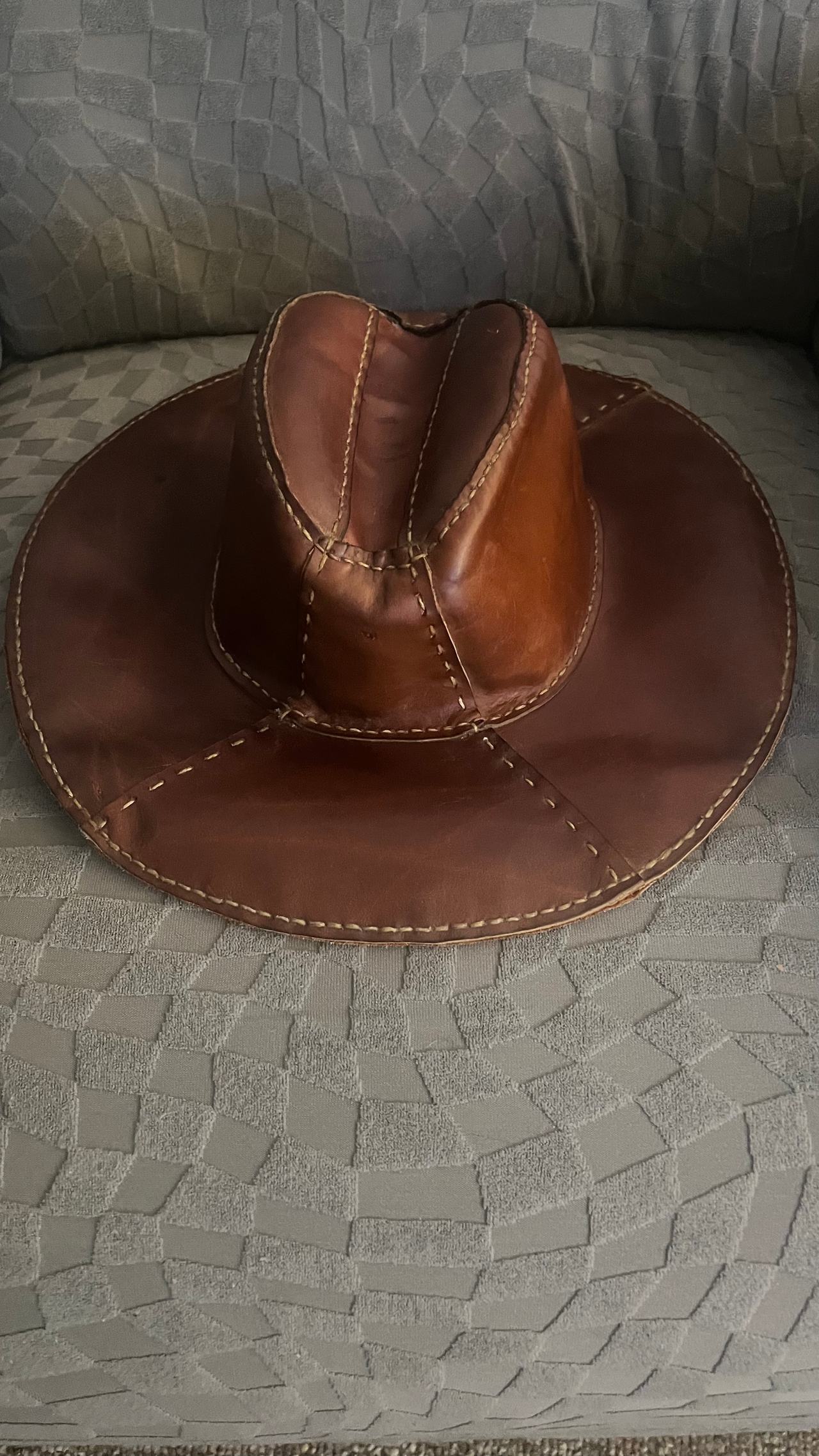 Leather Cowboy Hat