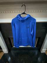 Under Armour Coldgear Fleece Hoodie Blue - Image 1
