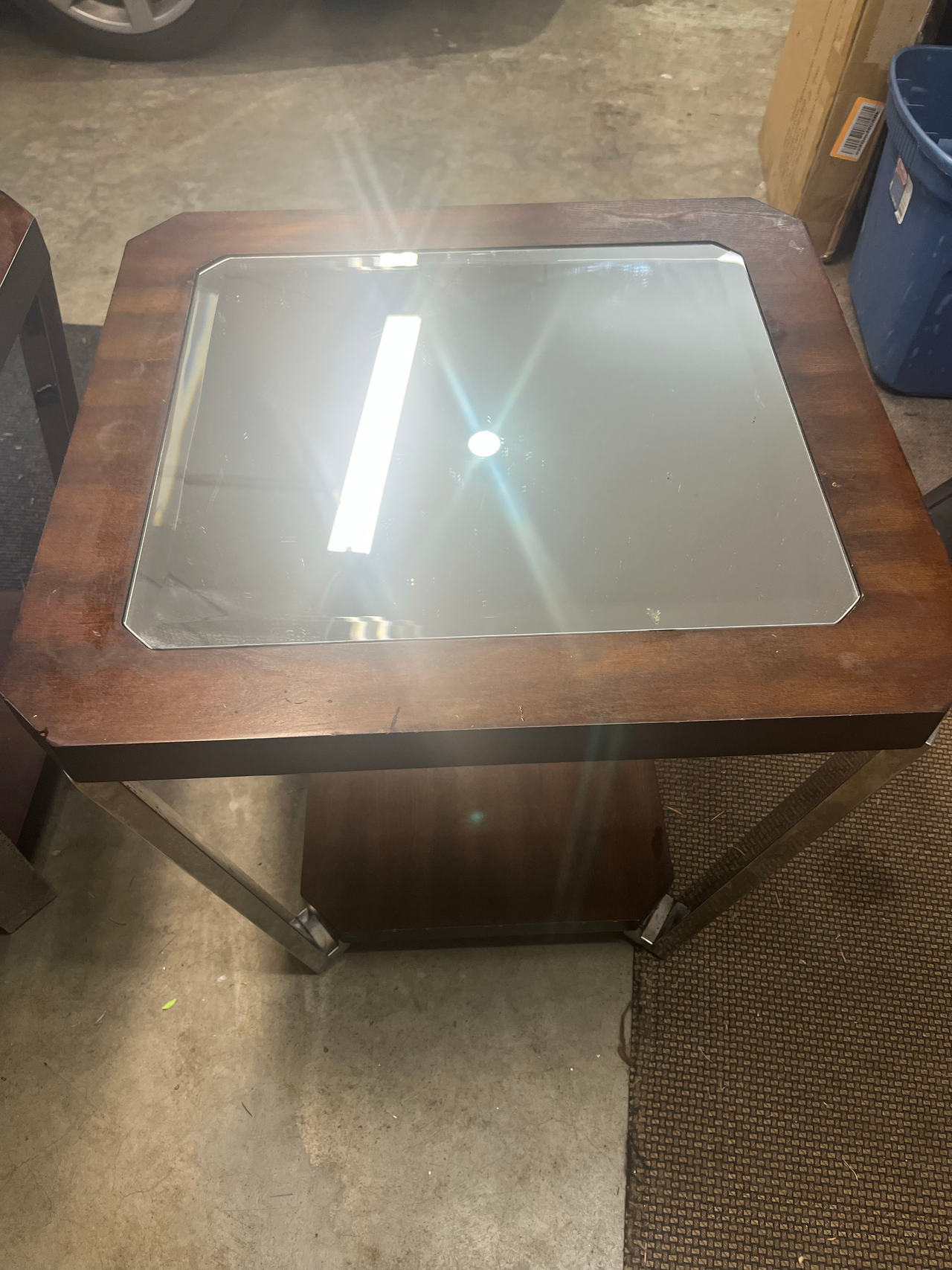 Glass Top End Tables