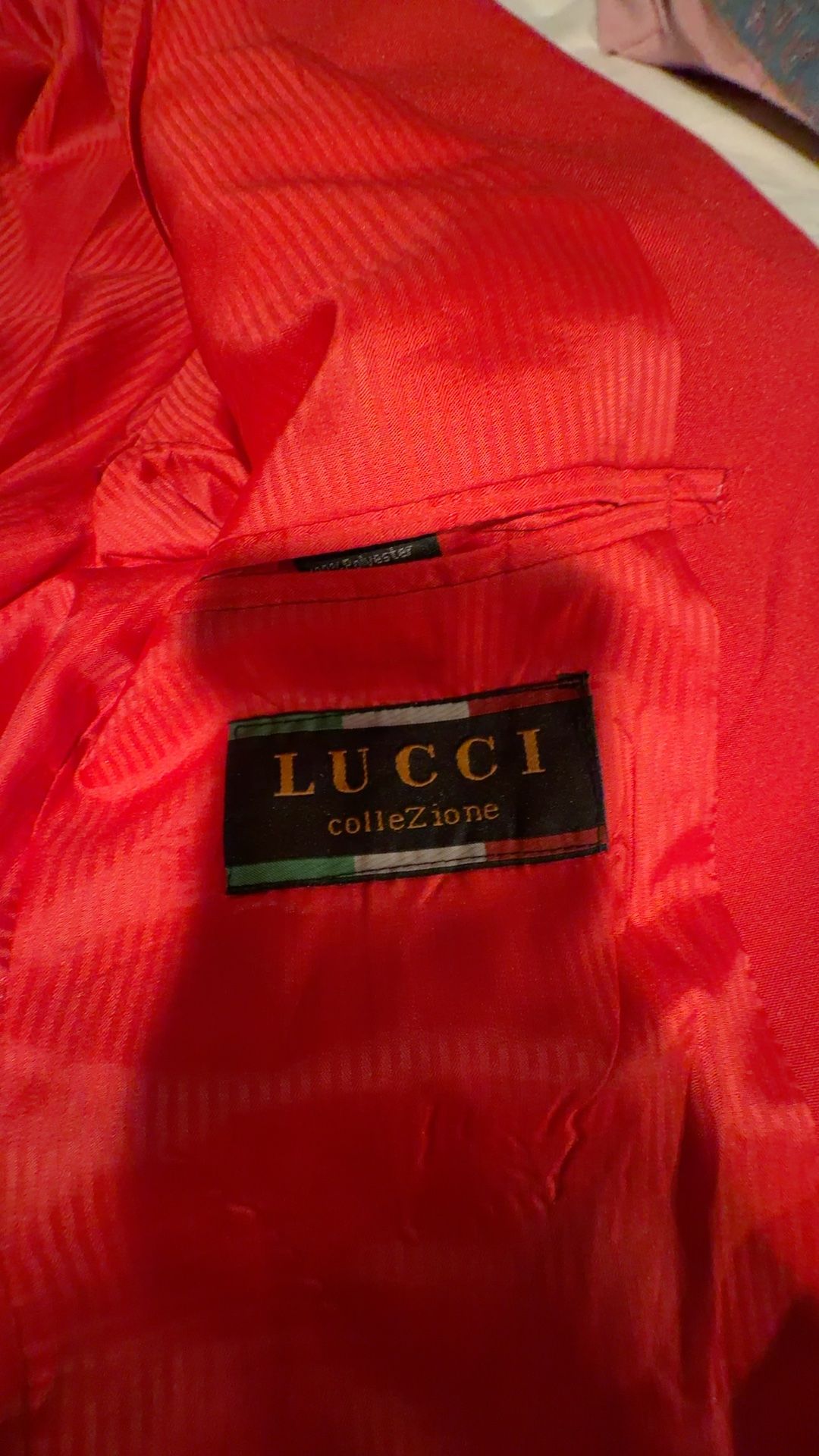 Lucci ColleZione Tuxedo Coat Black