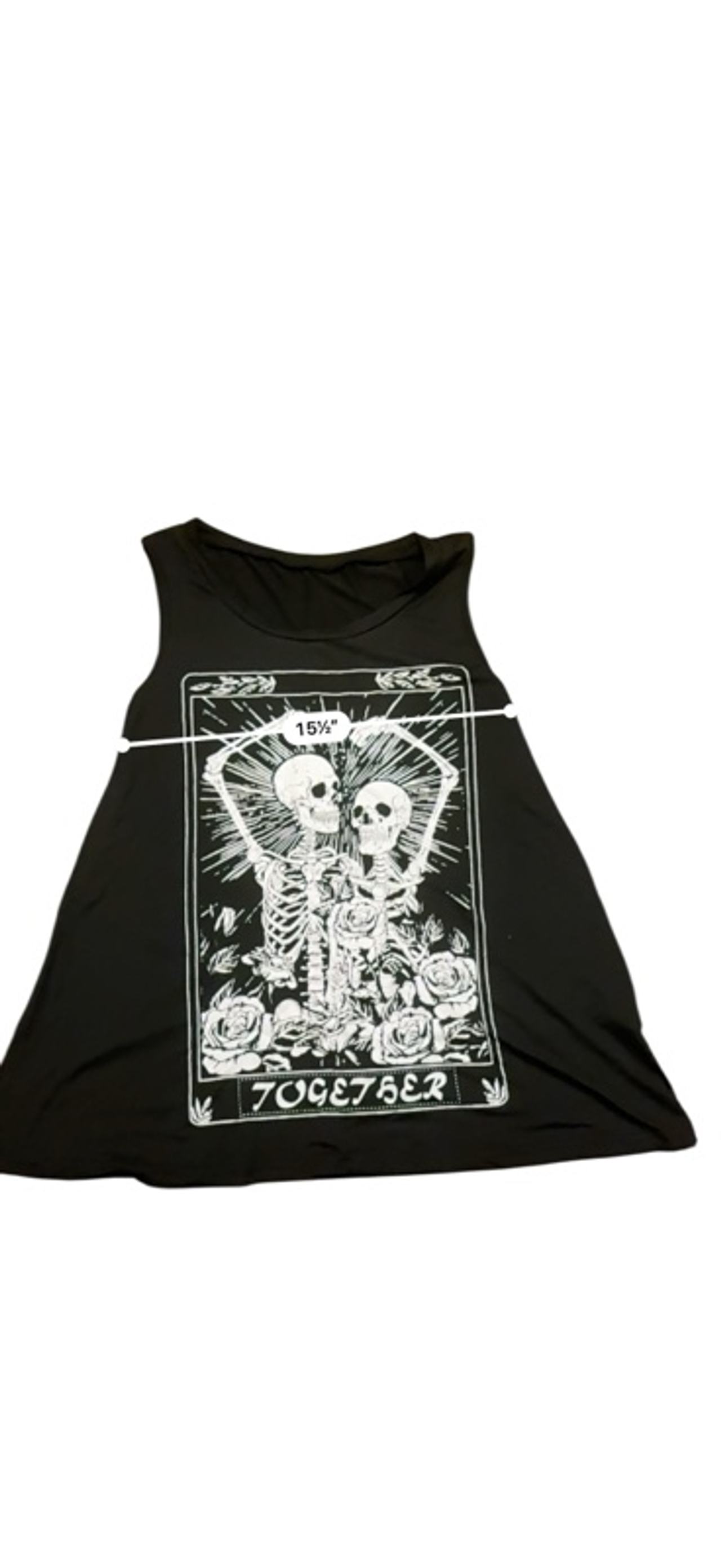 Gothic Black Tank Top
