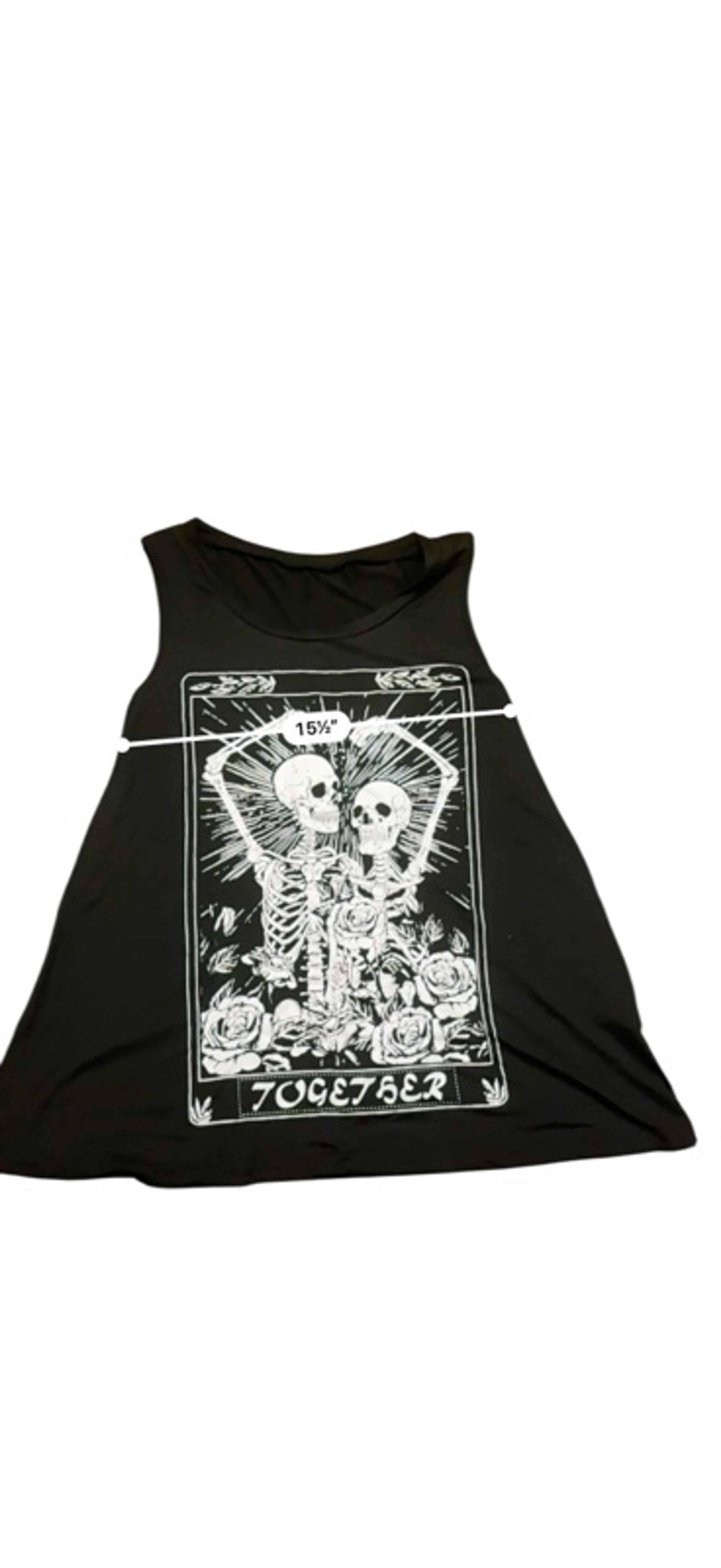 Gothic Black Tank Top
