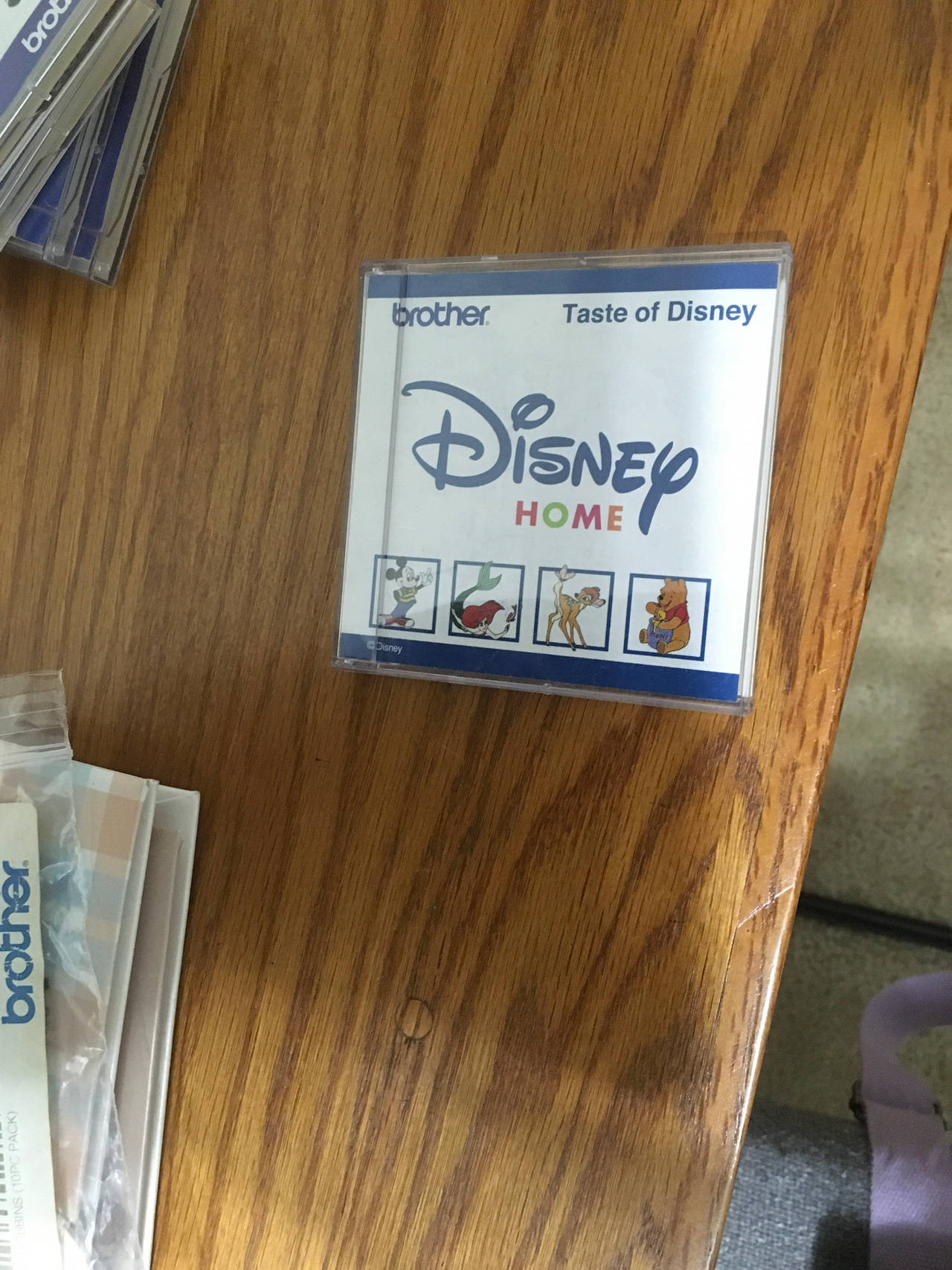 Brother Disney Home 'Taste of Disney' Embroidery Card