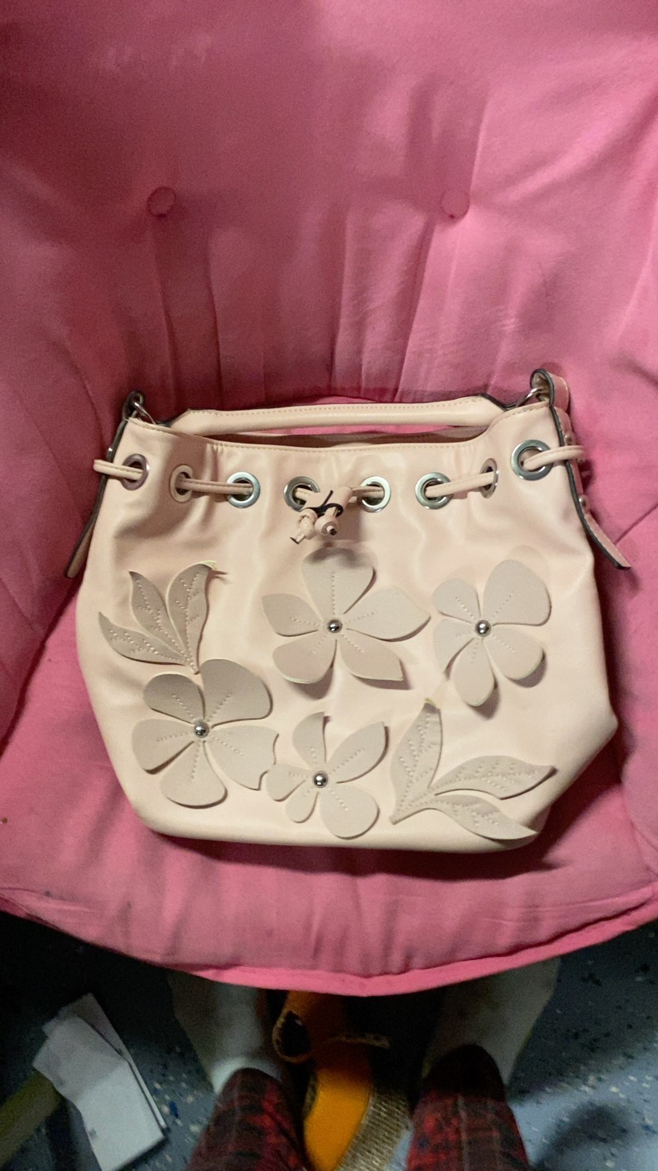 Jimmy Choo Bon Bon Bucket Bag Pink