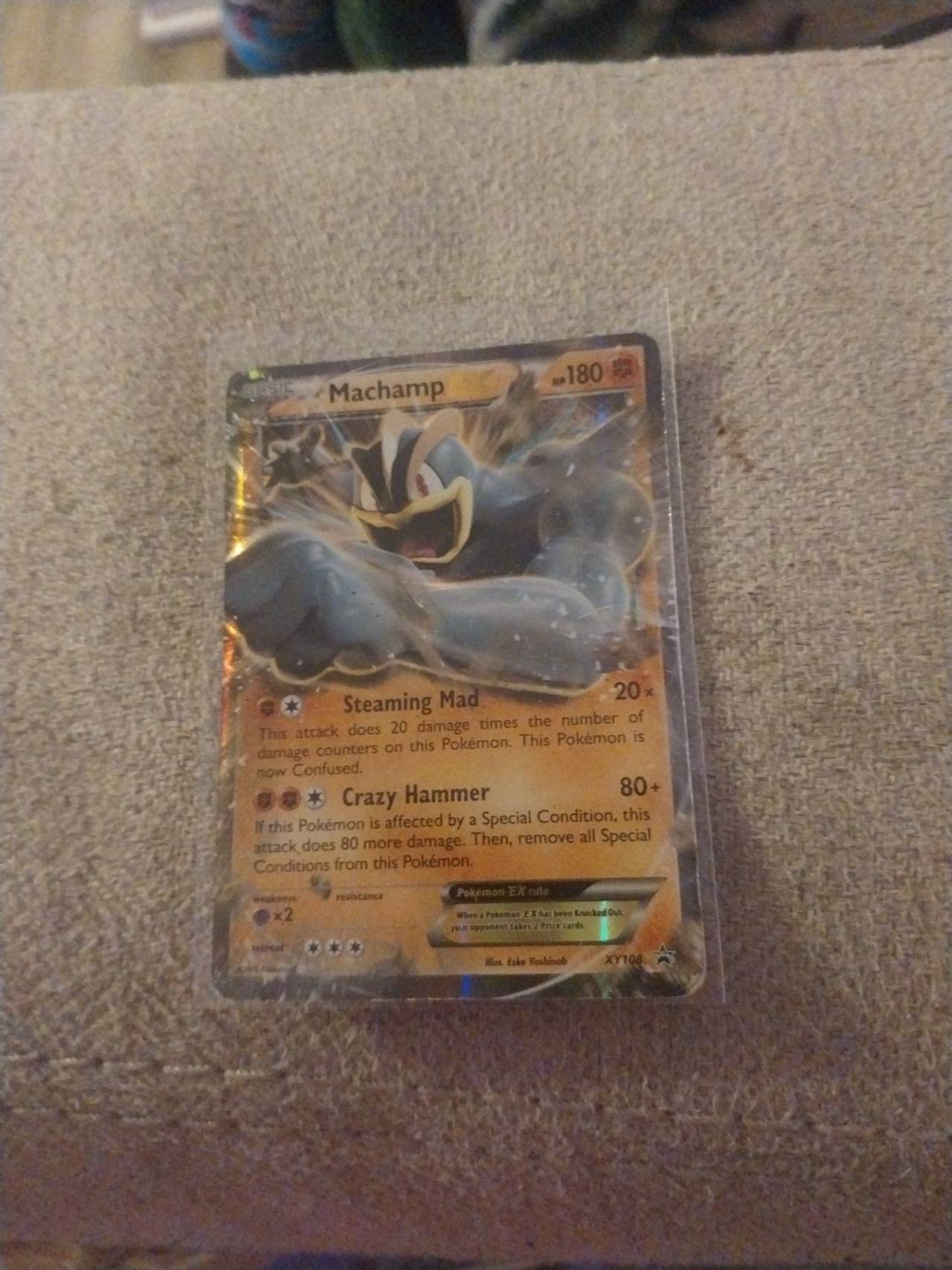 Pokémon Machamp EX XY108 Black Star Promo
