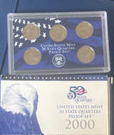 2000 United States Mint 50 State Quarters Proof Set - Image 1