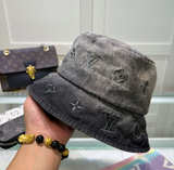 Louis Vuitton Monogram Bucket Hat blue and black in stock, receipt. Any size - Image 1