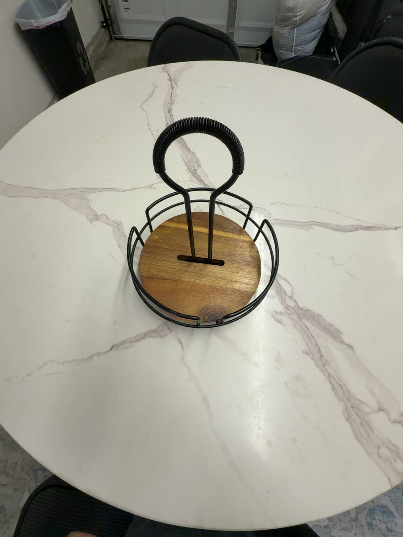 Mikasa Gourmet Basics Hanover Rotating Condiment Caddy – Black
