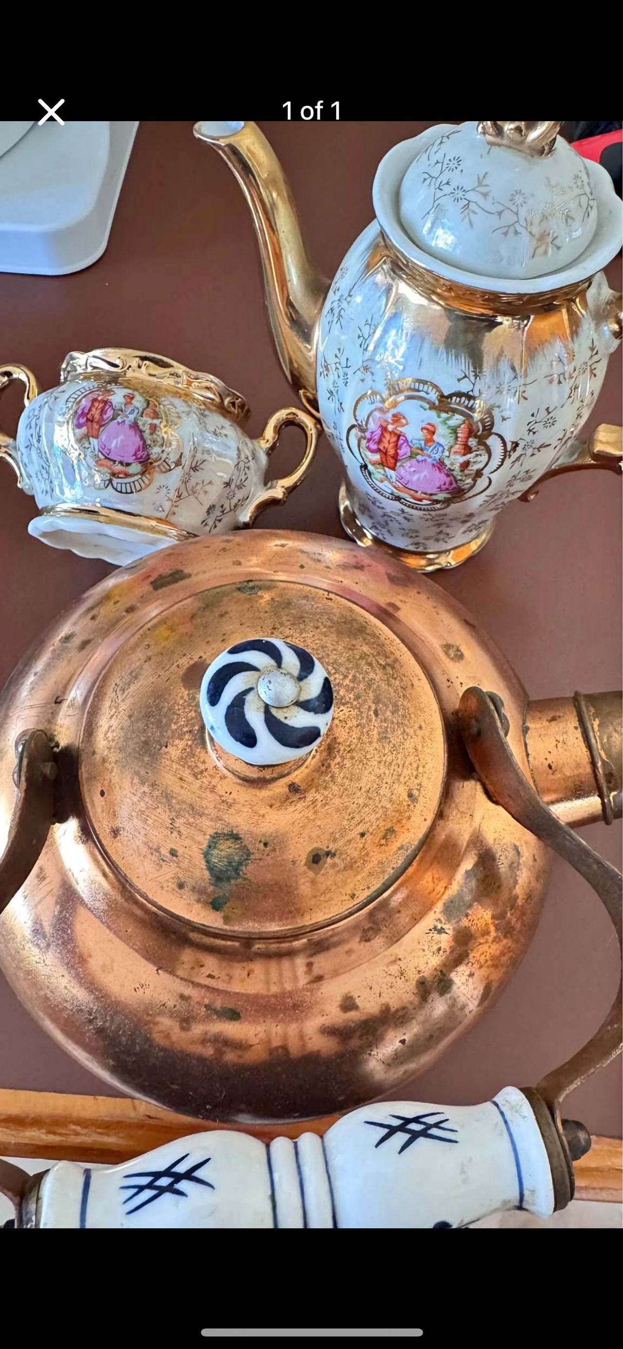 Antique Copper Kettle
