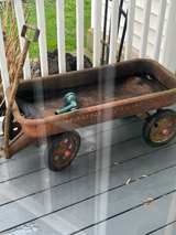 Vintage Radio Flyer Steel Wagon rare hub cutouts 70’s - Image 2