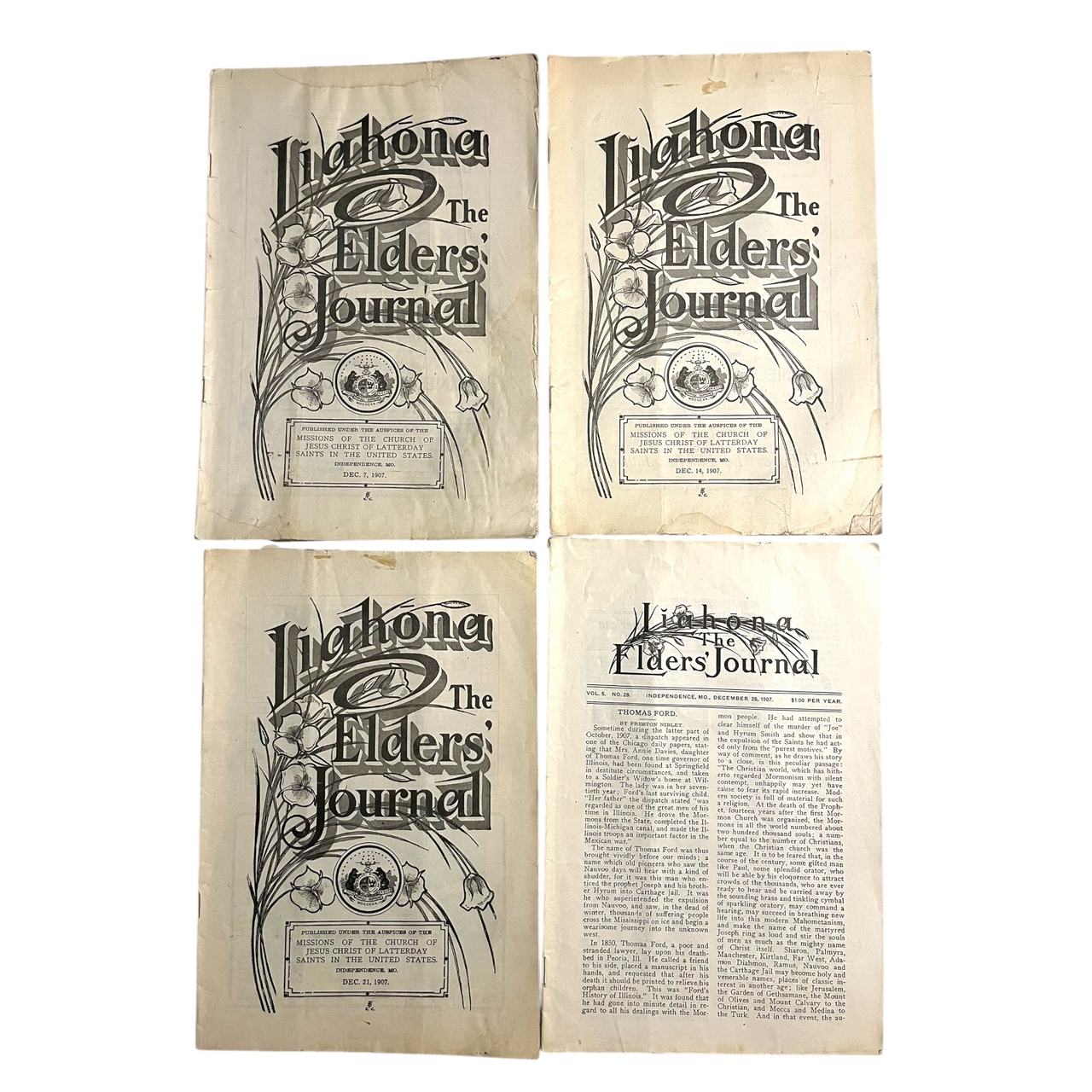 Liahona The Elders' Journal 1907 Issues December