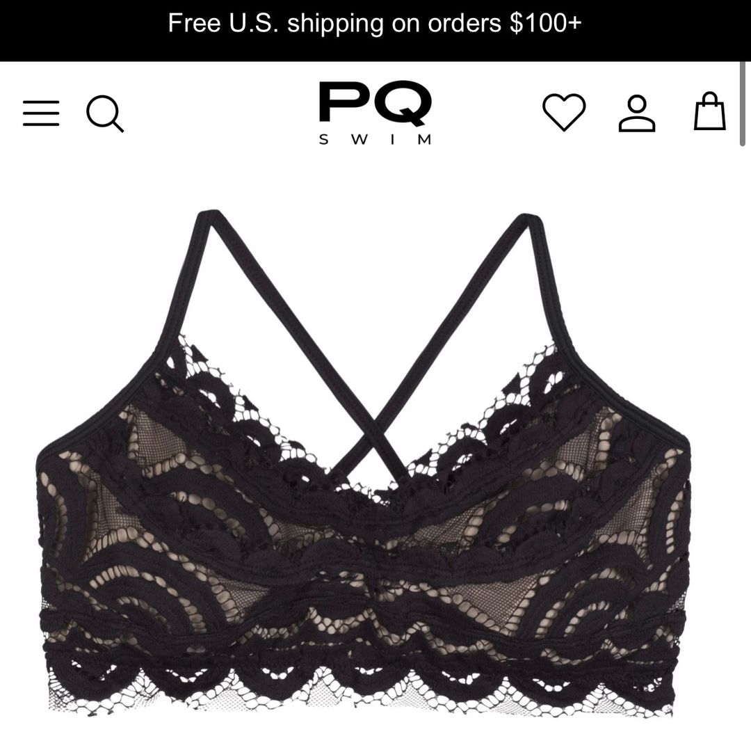 PQ Swim Midnight Lace Bralette