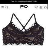 PQ Swim Midnight Lace Bralette - Image 1
