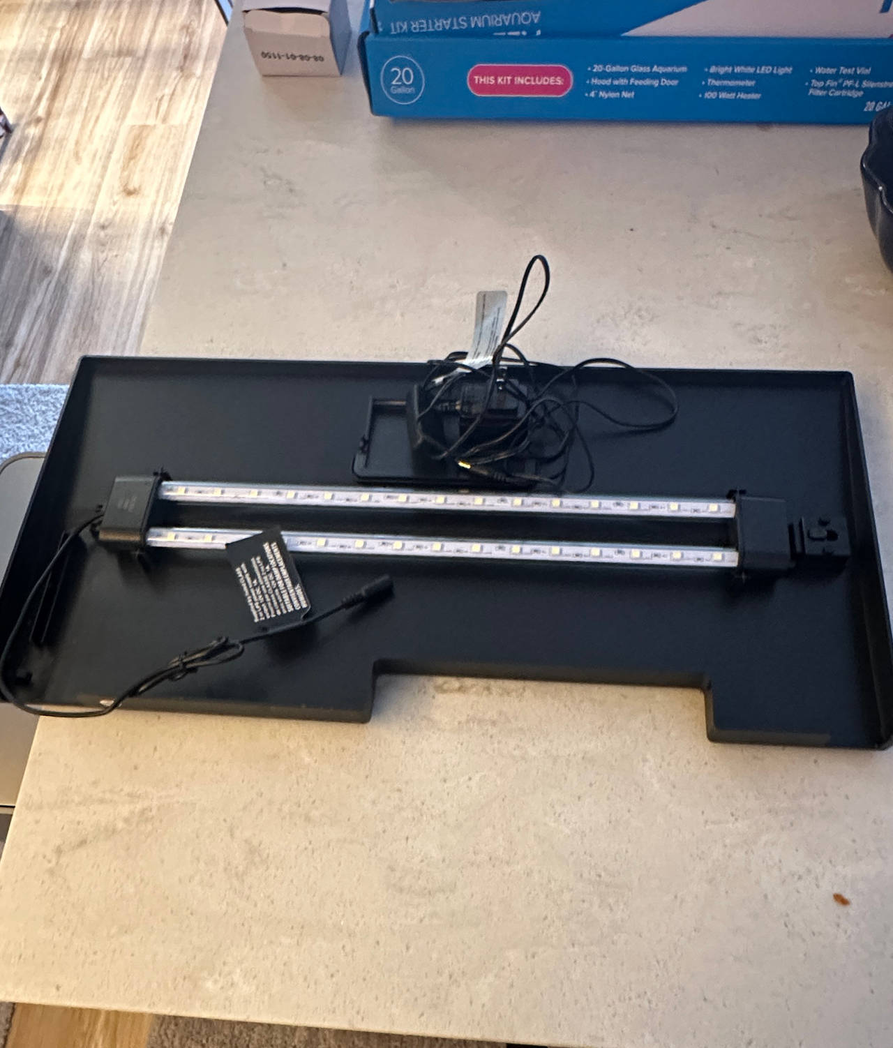 Top Fin 20 Gallon LED Aquarium Hood