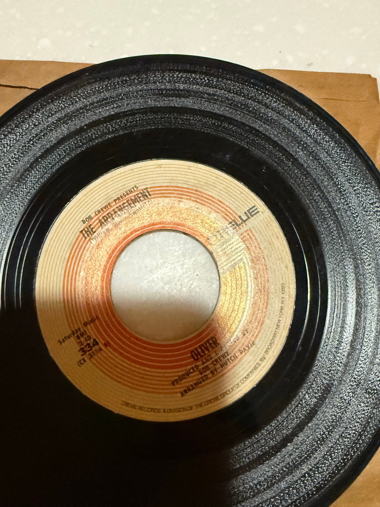 Oliver - The Arrangement 7" Vinyl Single