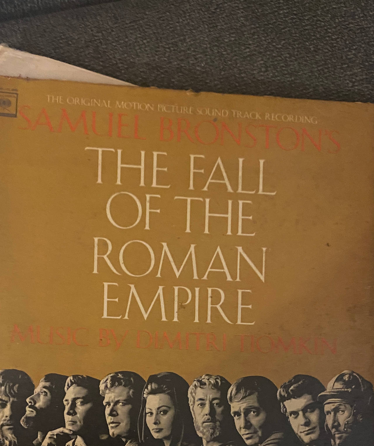 The Fall of the Roman Empire Original Motion Picture Soundtrack Vinyl