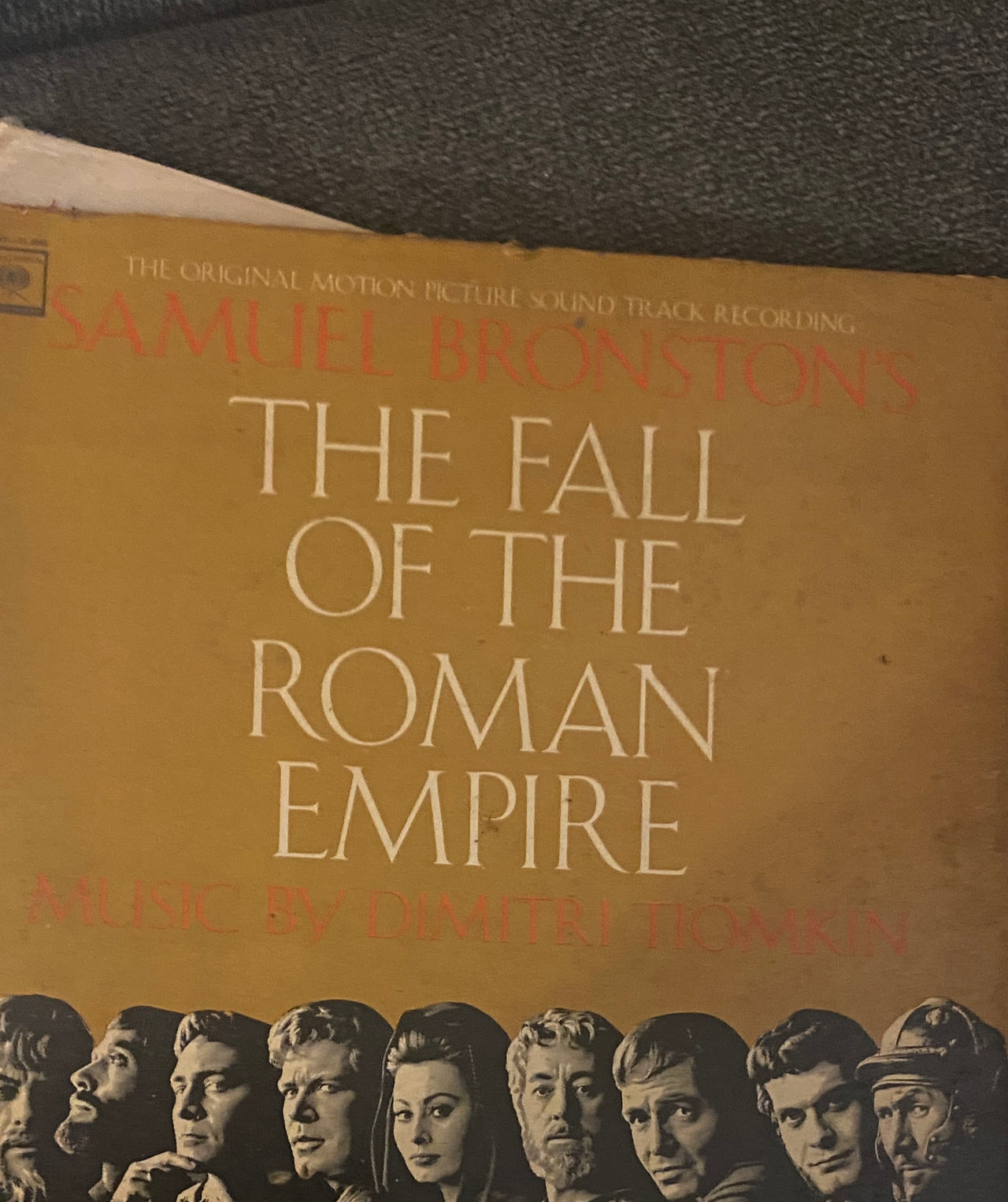 The Fall of the Roman Empire Original Motion Picture Soundtrack Vinyl
