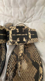 Tory Burch Miller Sandal Snakeskin Print 9 - Image 3