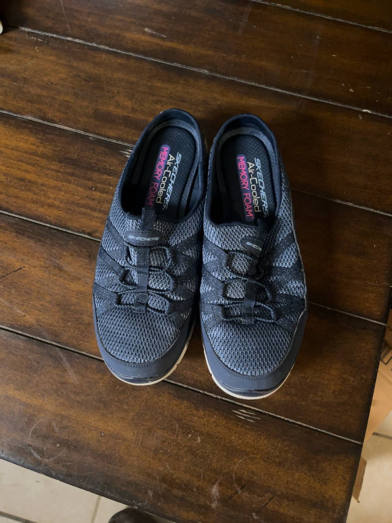 Skechers Flex Gratis Cloud Women's Mule Navy size 7.5
