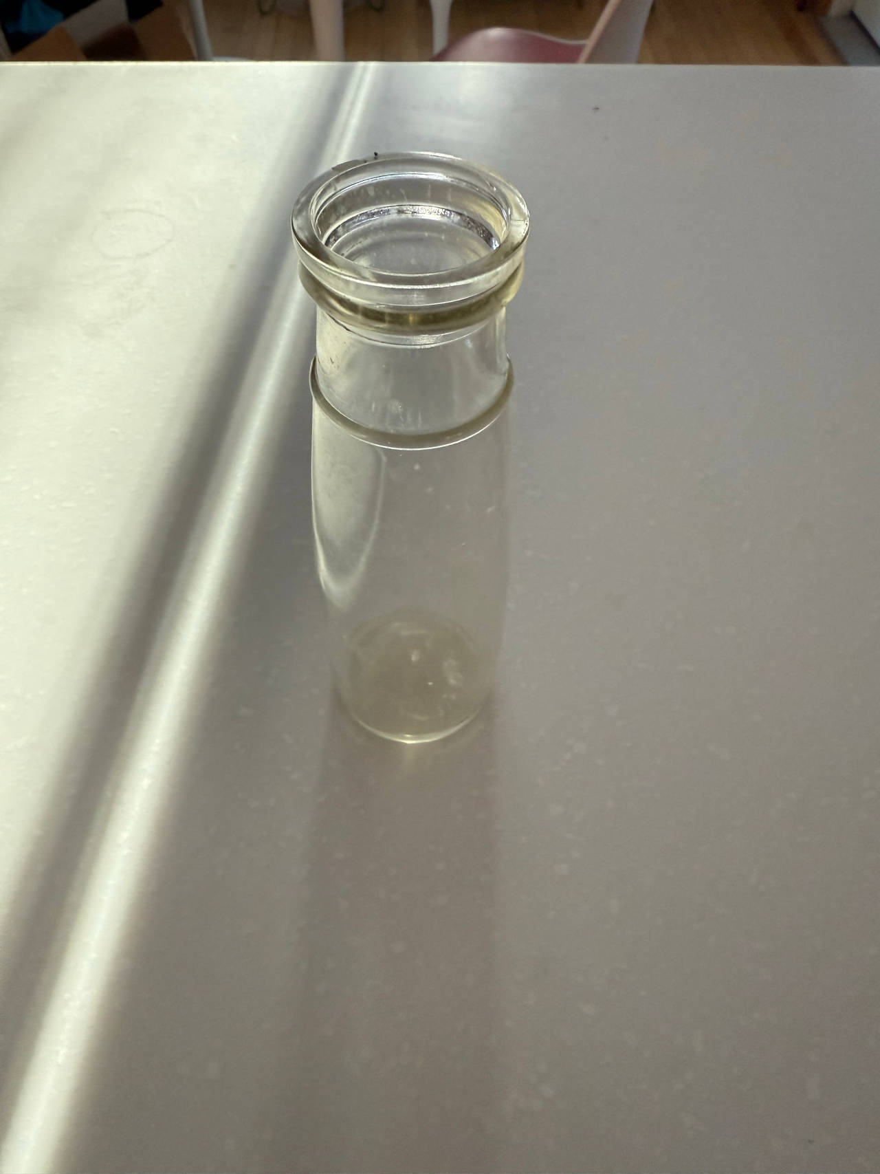 Vintage Glass Milk Bottle