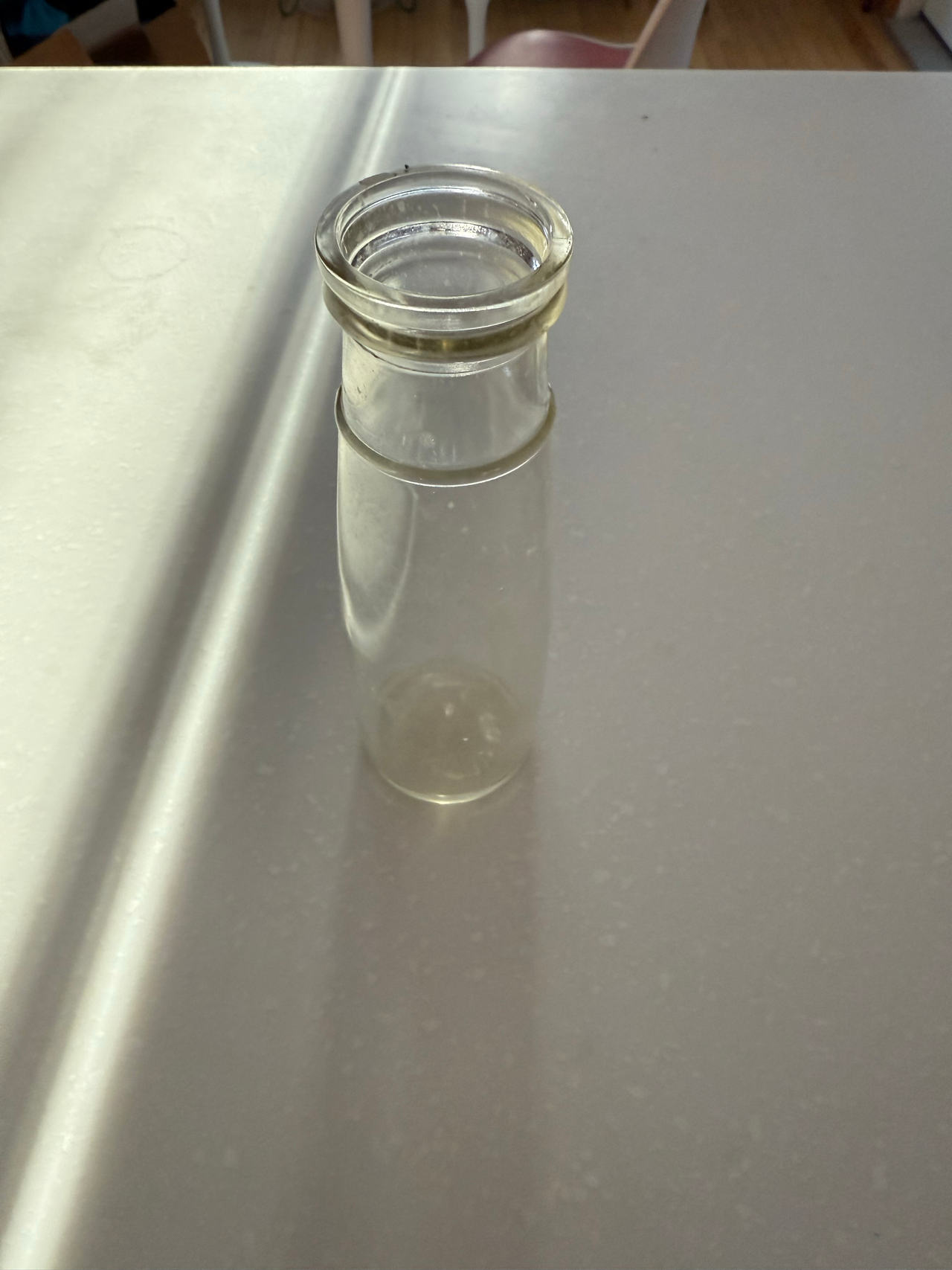 Vintage Glass Milk Bottle