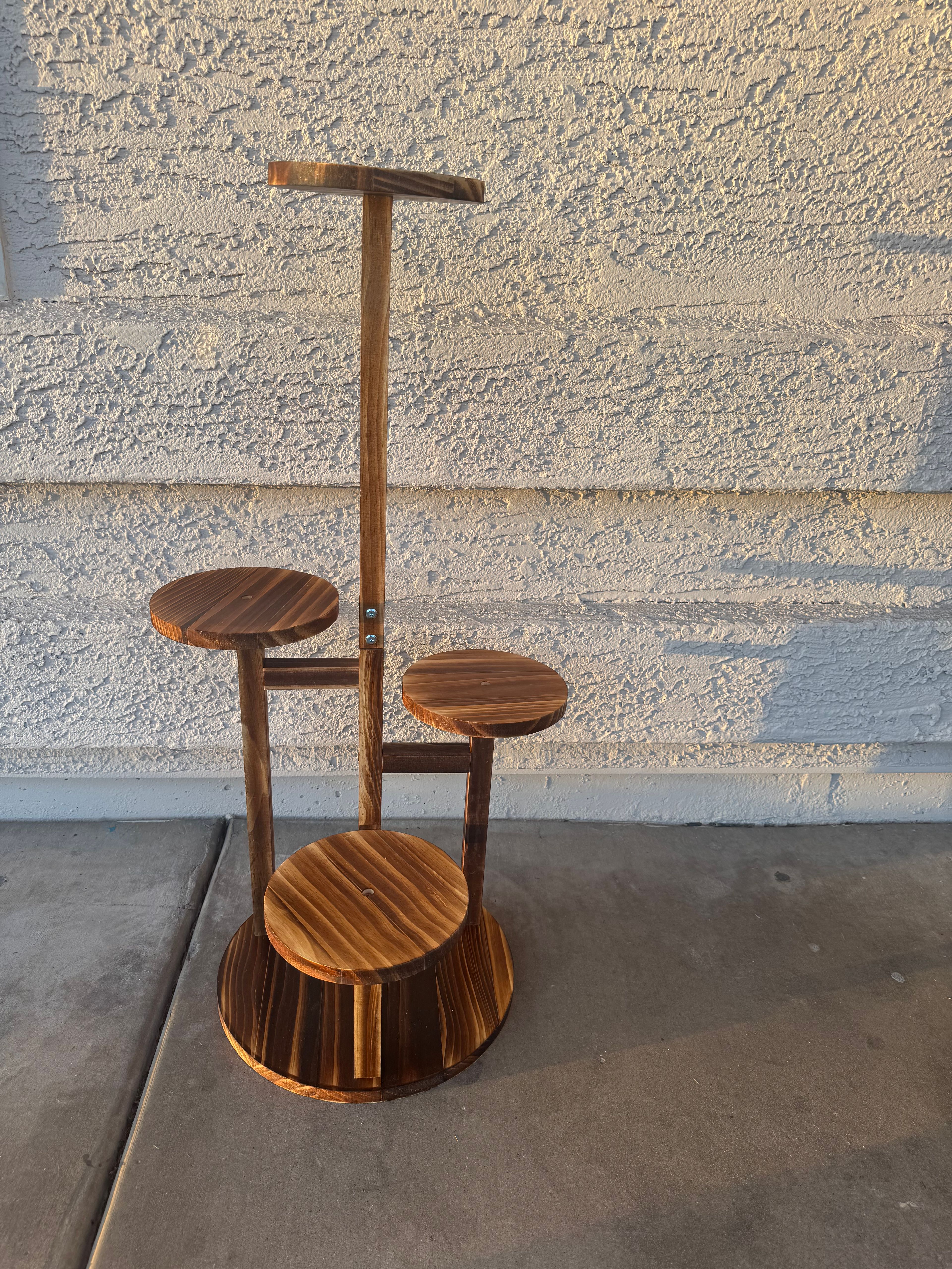 Bamworld Wooden Plant Stand - Image 5