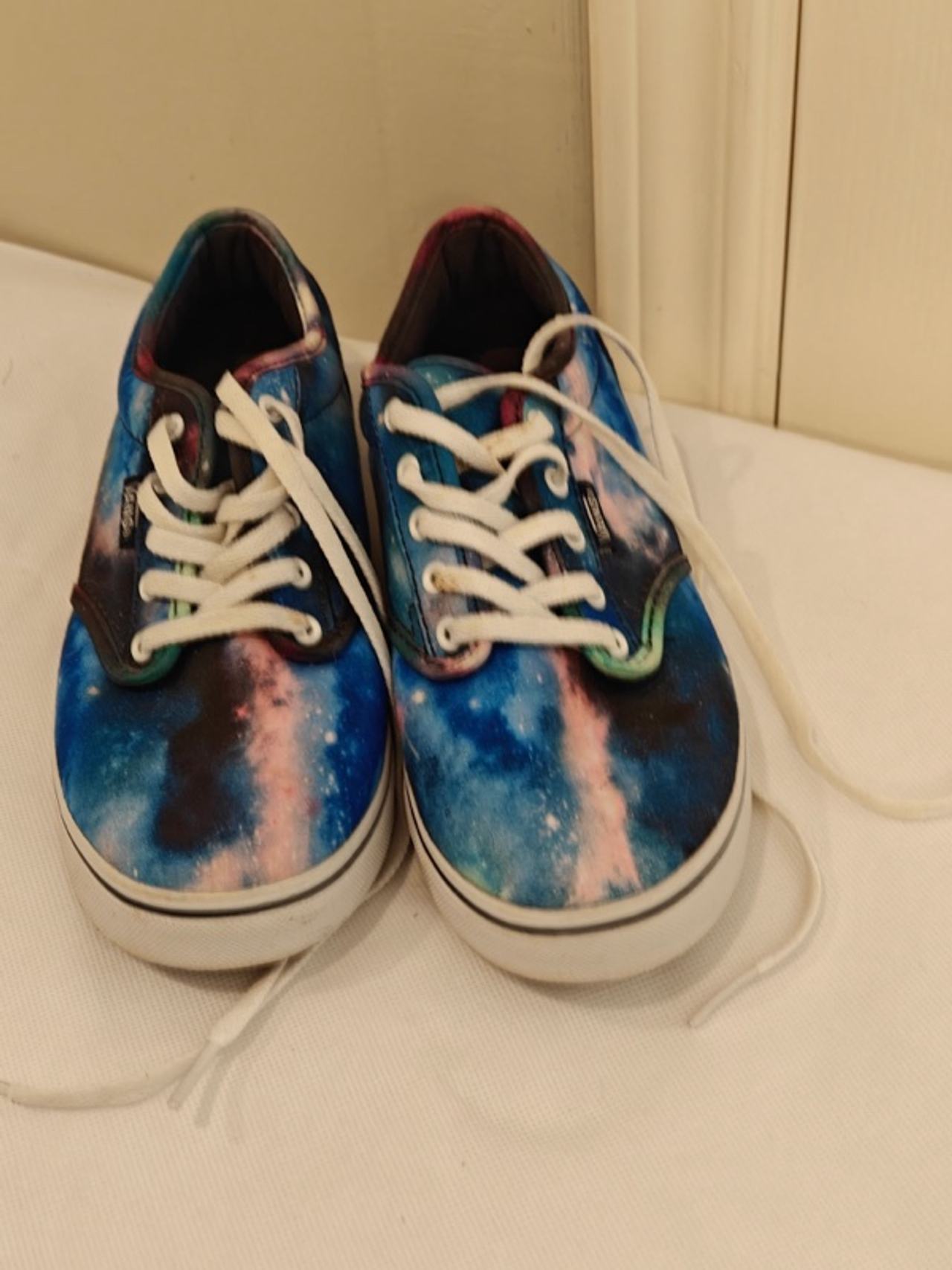 Vans Atwood Cosmic Galaxy Sneakers Purple Women's